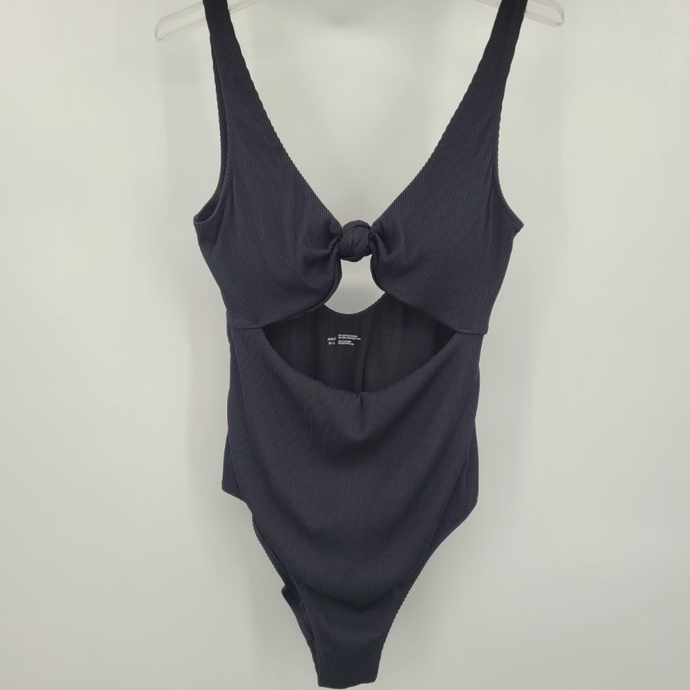 Aerie Ribbed Knot One Piece Swimsuit